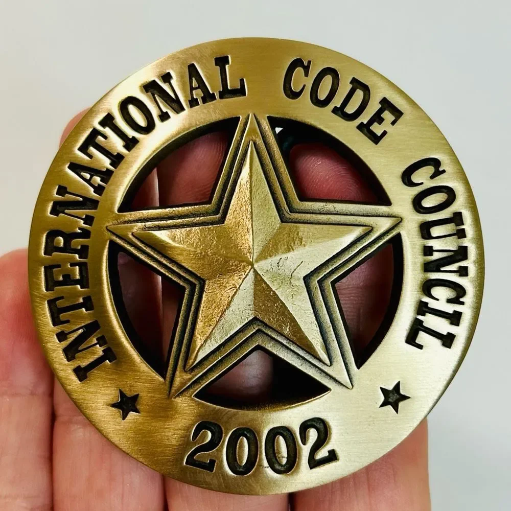Limited Edition 2002 International Code Council Belt Buckle for State of Texas